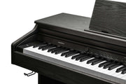 Kurzweil CUP E1 Home Digital Upright Piano | 88 Keys, Bluetooth+MIDI & USB Connectivity, Rosewood Finish - Musical Instrument Warehouse