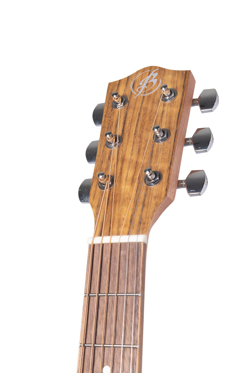 Bamboo Spruce Stage Acoustic Guitar with EQ And Gig Bag Natural - Musical Instrument Warehouse