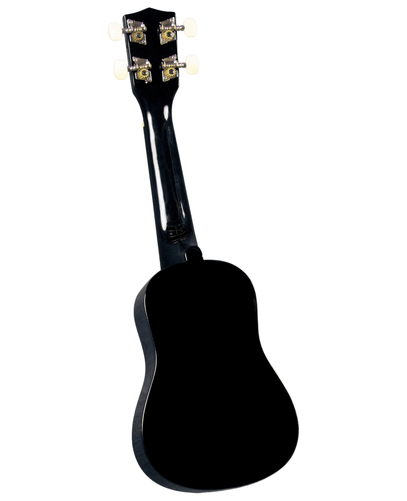 Diamond Head DU100 Maple Soprano Ukulele with Bag Black - Musical Instrument Warehouse
