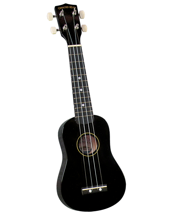 Diamond Head DU-100 Maple Soprano Ukulele with Bag Black