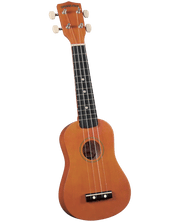 Diamond Head DU101 Maple Soprano Ukulele with Bag Brown - Musical Instrument Warehouse