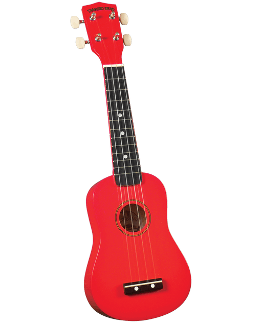 Diamond Head DU-102 Maple Soprano Ukulele with Bag Red - Musical Instrument Warehouse