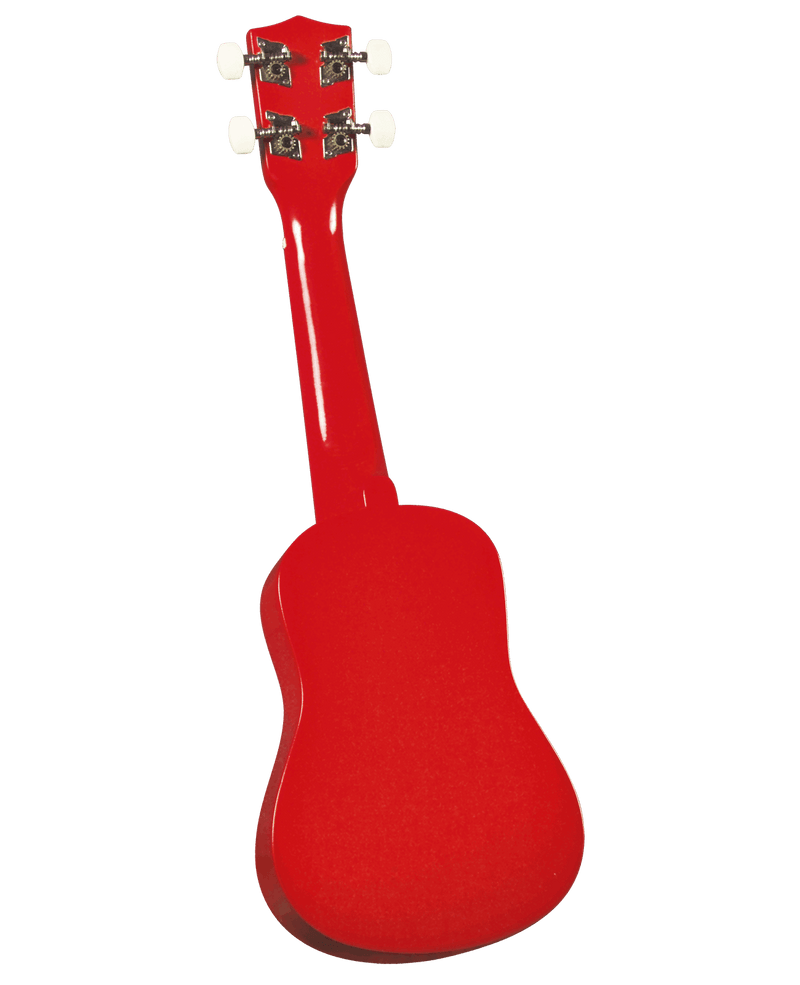 Diamond Head DU-102 Maple Soprano Ukulele with Bag Red - Musical Instrument Warehouse