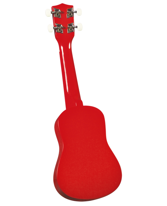 Diamond Head DU-102 Maple Soprano Ukulele with Bag Red