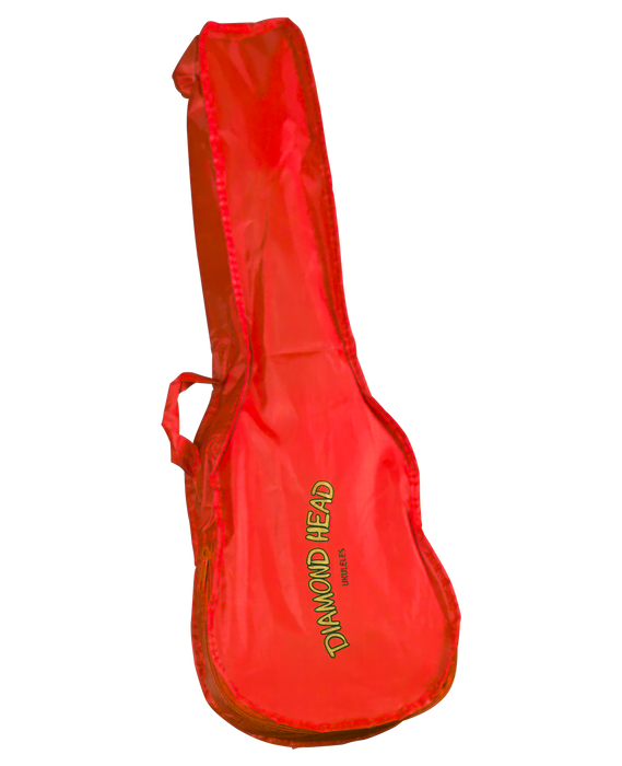 Diamond Head DU-102 Maple Soprano Ukulele with Bag Red