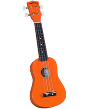 Diamond Head DU103 Maple Soprano Ukulele with Bag Orange - Musical Instrument Warehouse