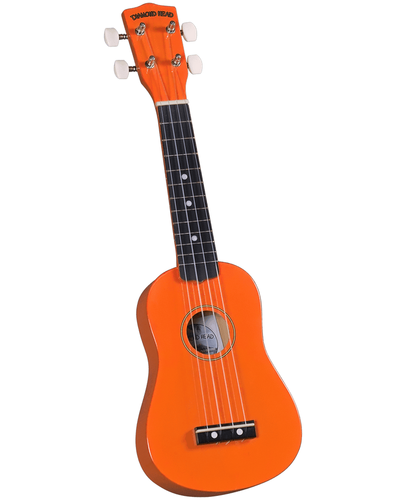 Diamond Head DU103 Maple Soprano Ukulele with Bag Orange - Musical Instrument Warehouse