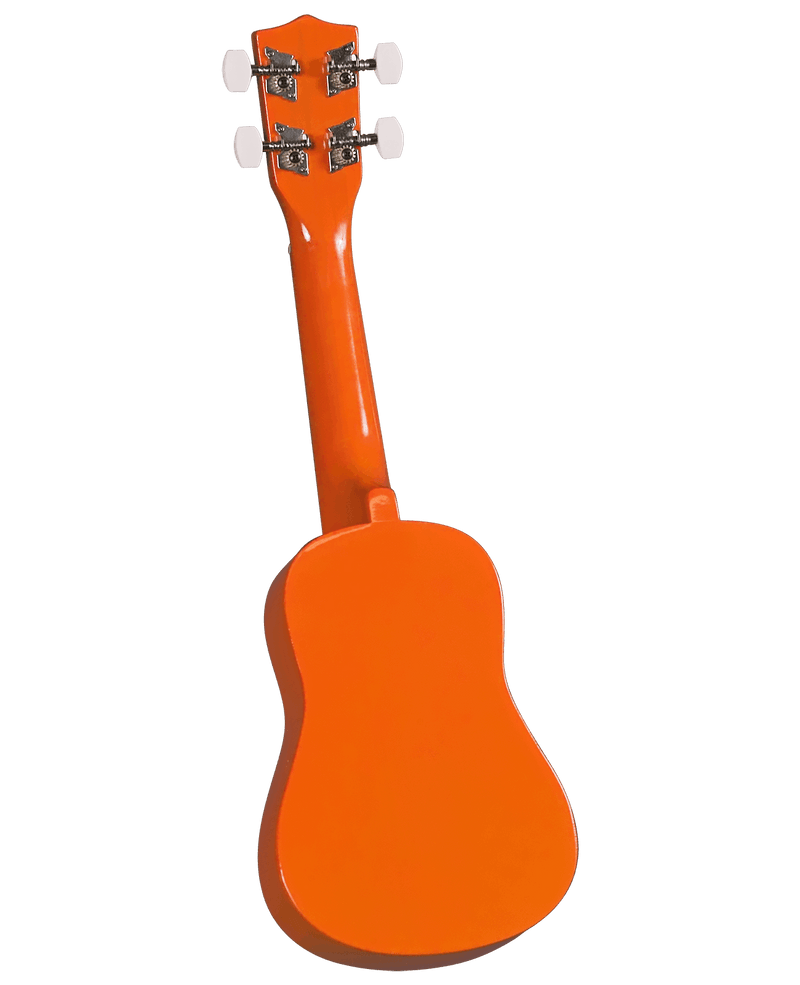 Diamond Head DU103 Maple Soprano Ukulele with Bag Orange - Musical Instrument Warehouse