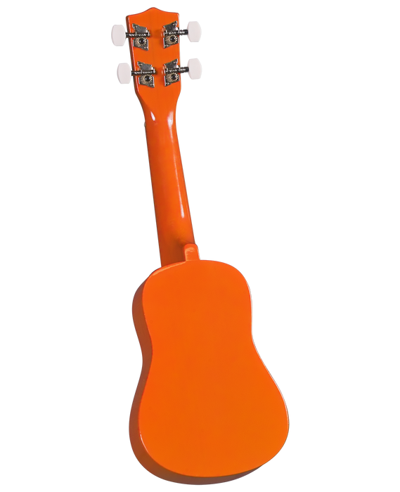 Diamond Head DU-103 Maple Soprano Ukulele with Bag Orange