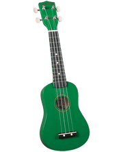 Diamond Head DU105 Maple Soprano Ukulele with Bag Green - Musical Instrument Warehouse