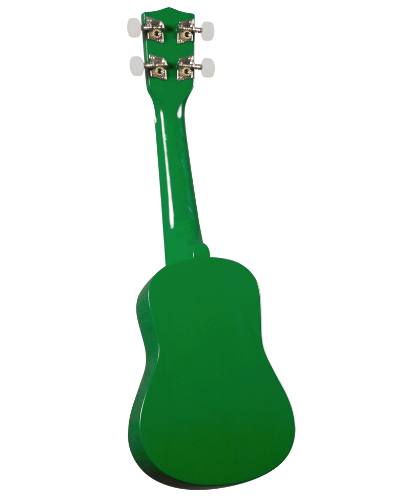 Diamond Head DU105 Maple Soprano Ukulele with Bag Green - Musical Instrument Warehouse