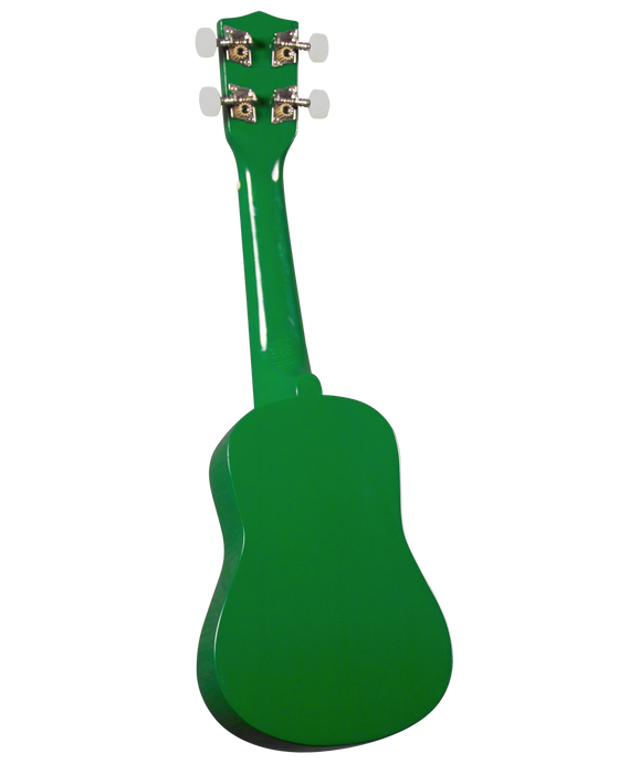 Diamond Head DU-105 Maple Soprano Ukulele with Bag Green