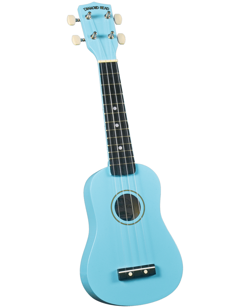 Diamond Head DU106 Maple Soprano Ukulele with Bag Light Blue - Musical Instrument Warehouse