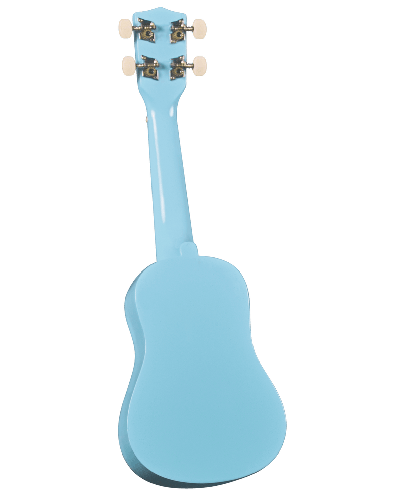 Diamond Head DU106 Maple Soprano Ukulele with Bag Light Blue - Musical Instrument Warehouse