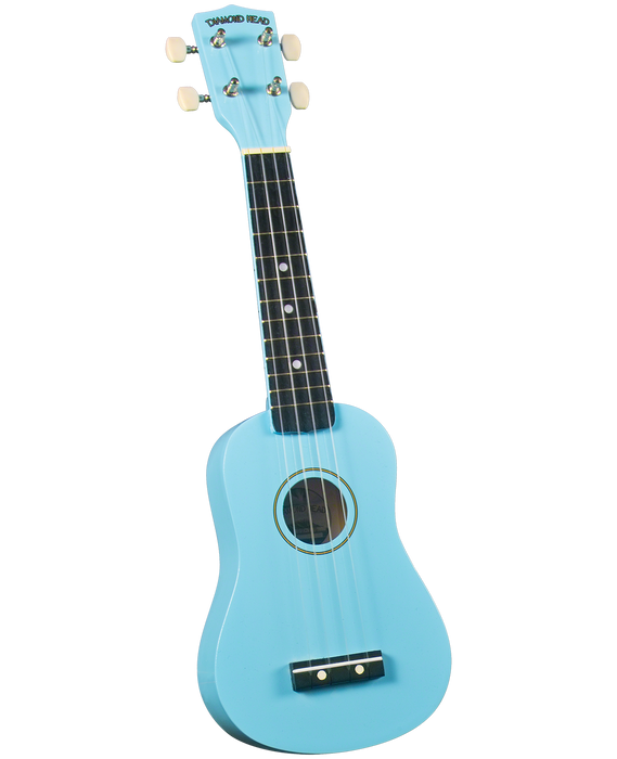 Diamond Head DU-106 Maple Soprano Ukulele with Bag Light Blue