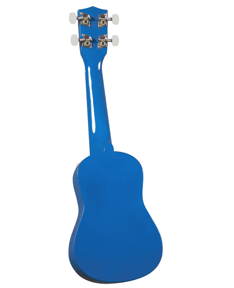Diamond Head DU107 Maple Soprano Ukulele with Bag Blue - Musical Instrument Warehouse