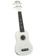 Diamond Head DU109 Maple Soprano Ukulele with Bag White - Musical Instrument Warehouse