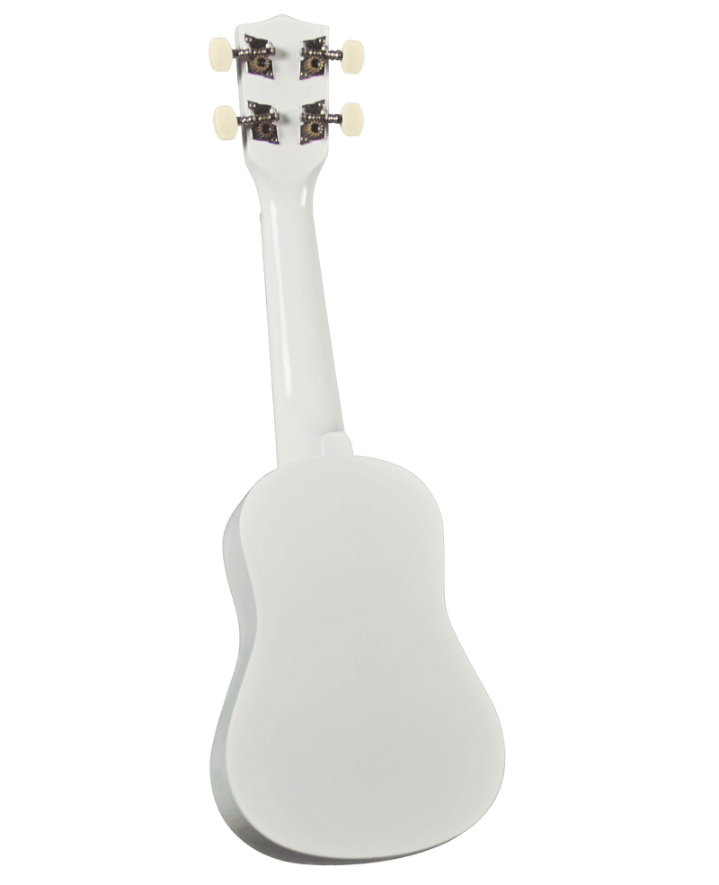 Diamond Head DU109 Maple Soprano Ukulele with Bag White - Musical Instrument Warehouse