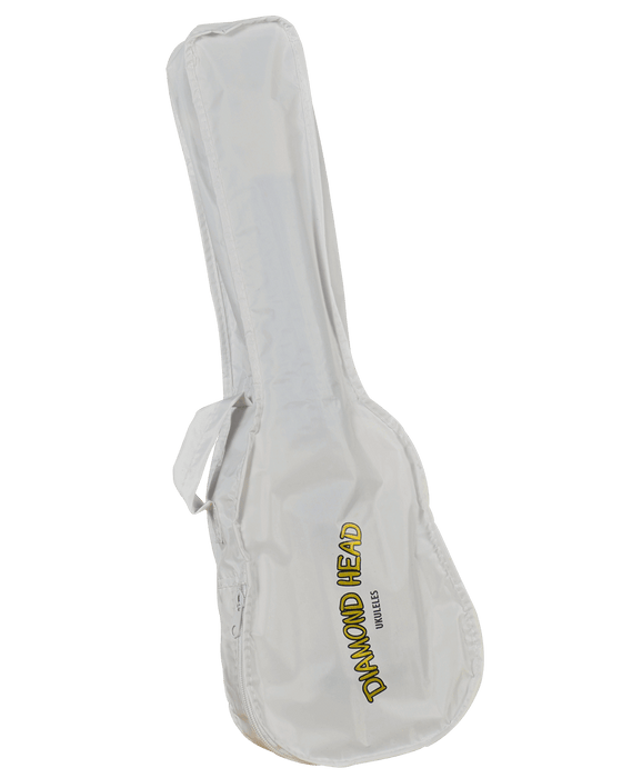 Diamond Head DU109 Maple Soprano Ukulele with Bag White - Musical Instrument Warehouse