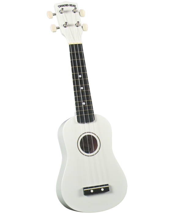 Diamond Head DU109 Maple Soprano Ukulele with Bag White