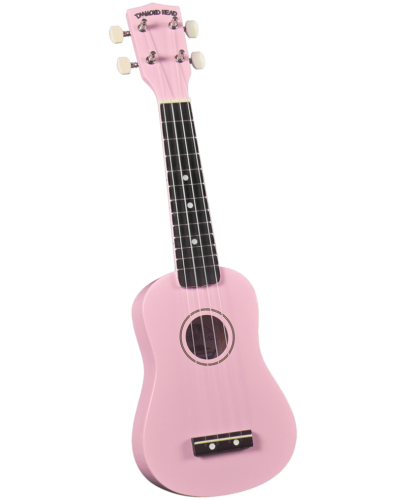 Diamond Head DU110 Maple Soprano Ukulele with Bag Pink - Musical Instrument Warehouse
