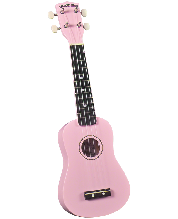 Diamond Head DU110 Maple Soprano Ukulele with Bag Pink