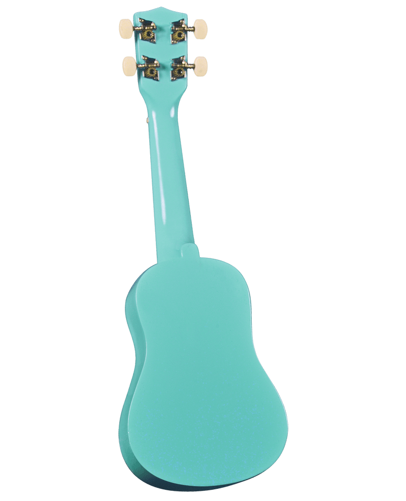 Diamond Head DU-116 Maple Soprano Ukulele with Bag Turqoise - Musical Instrument Warehouse