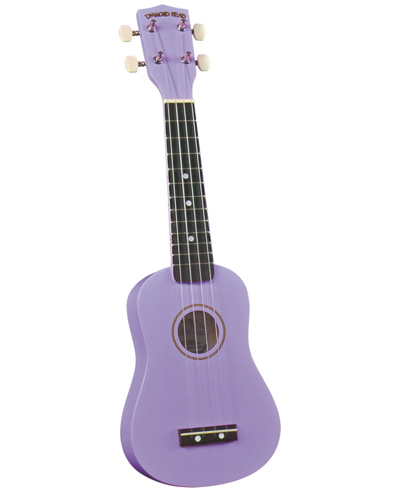 Diamond Head DU-118 Maple Soprano Ukulele with Bag Violet