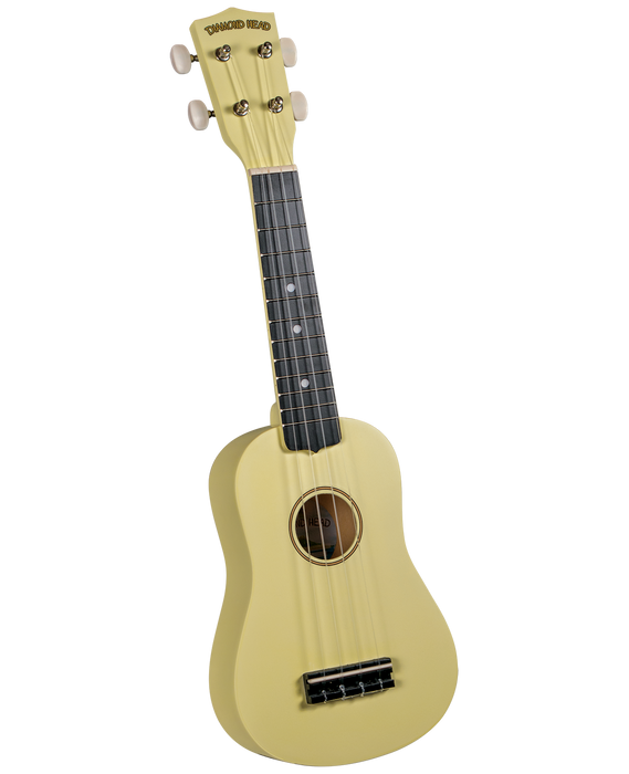 Diamond Head DU124 Maple Soprano Ukulele with Bag Satin Light Yellow