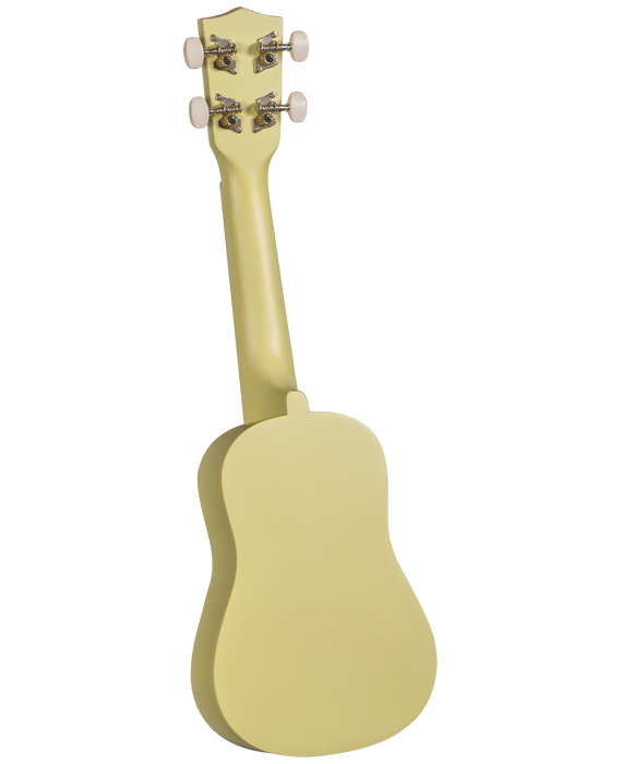 Diamond Head DU124 Maple Soprano Ukulele with Bag Satin Light Yellow