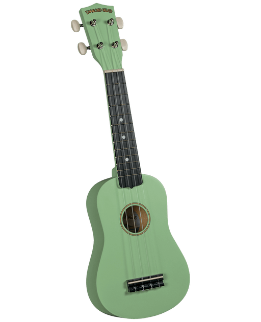 Diamond Head DU125 Maple Soprano Ukulele with Bag Satin Light Green - Musical Instrument Warehouse