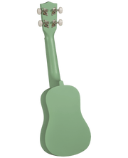 Diamond Head DU125 Maple Soprano Ukulele with Bag Satin Light Green - Musical Instrument Warehouse
