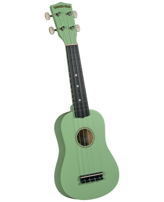 Diamond Head DU125 Maple Soprano Ukulele with Bag Satin Light Green