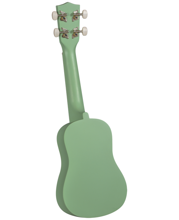 Diamond Head DU125 Maple Soprano Ukulele with Bag Satin Light Green