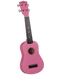 Diamond Head DU129 Maple Soprano Ukulele with Bag Satin Dark Pink - Musical Instrument Warehouse