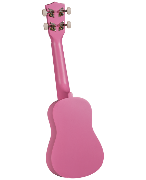 Diamond Head DU129 Maple Soprano Ukulele with Bag Satin Dark Pink