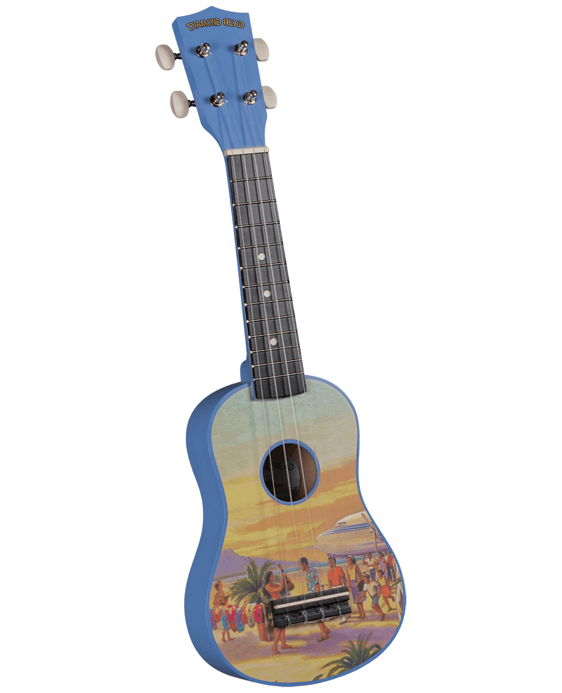 Diamond Head DU133 Maple Soprano Ukulele with Bag Satin Vintage Hawaii - Musical Instrument Warehouse