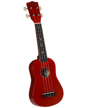 Diamond Head DU142 Hot Rod Series Soprano Ukulele - Candy Apple Red - Musical Instrument Warehouse