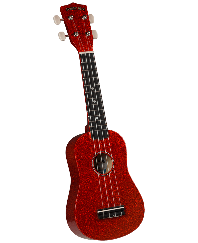 Diamond Head DU142 Hot Rod Series Soprano Ukulele - Candy Apple Red - Musical Instrument Warehouse