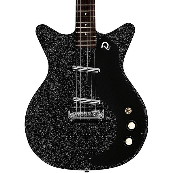 Danelectro Blackout 59 MOD NOS+ Electric Guitar BLACK METAL FLAKE - Musical Instrument Warehouse