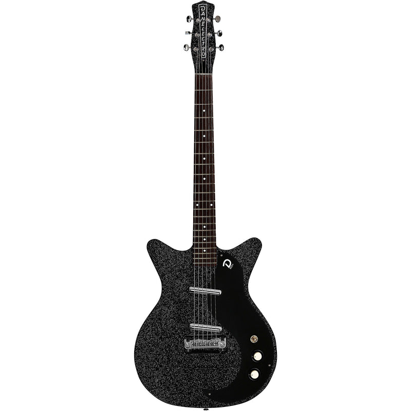 Danelectro Blackout 59 MOD NOS+ Electric Guitar BLACK METAL FLAKE - Musical Instrument Warehouse