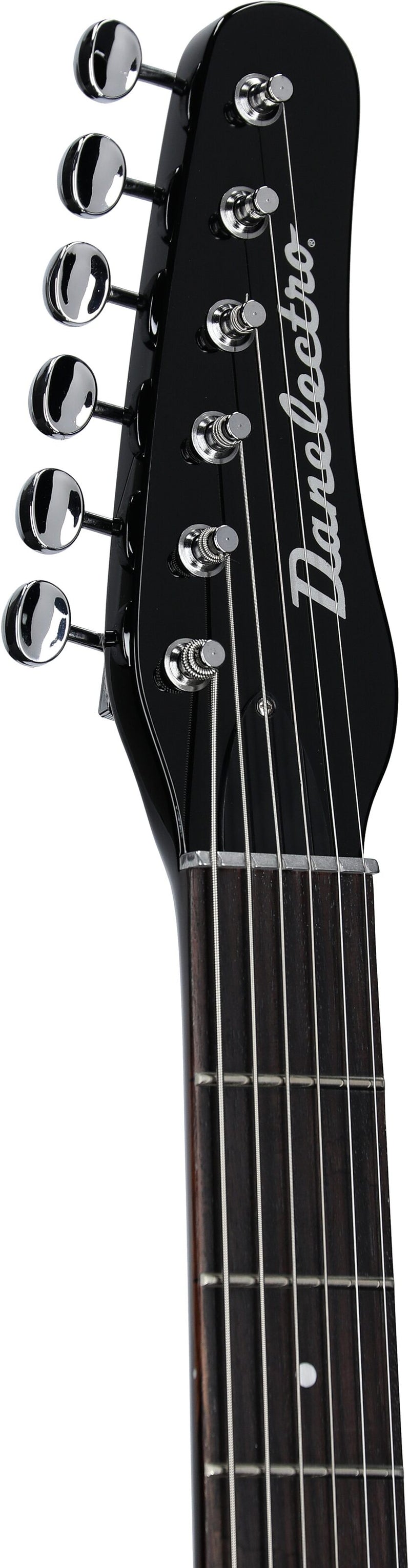 Danelectro D56BAR Baritone Electric Guitar Black - Musical Instrument Warehouse