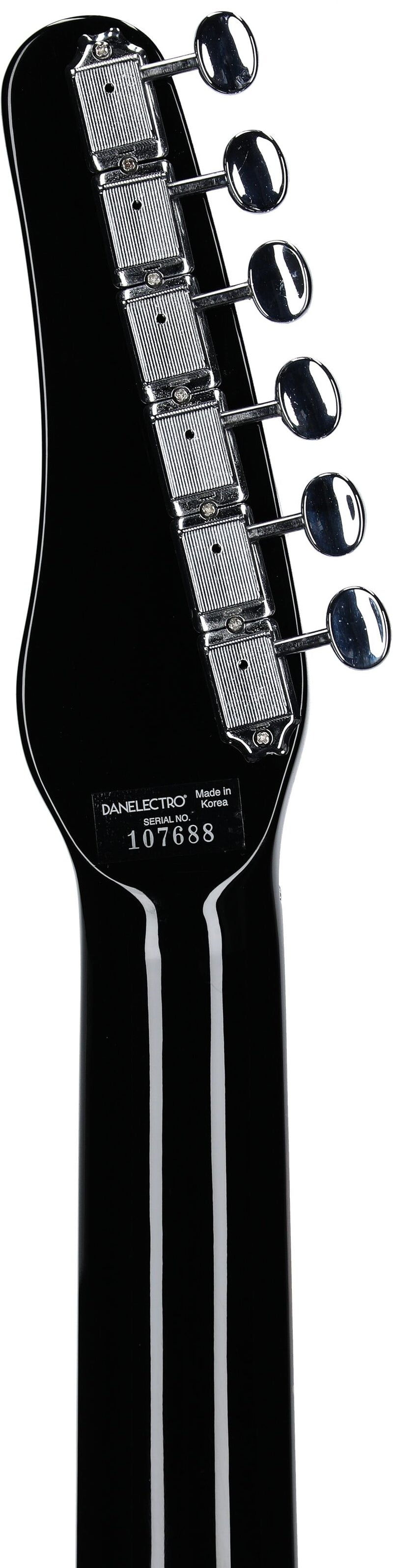 Danelectro D56BAR Baritone Electric Guitar Black - Musical Instrument Warehouse