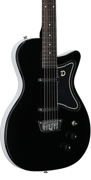 Danelectro D56BAR Baritone Electric Guitar Black - Musical Instrument Warehouse