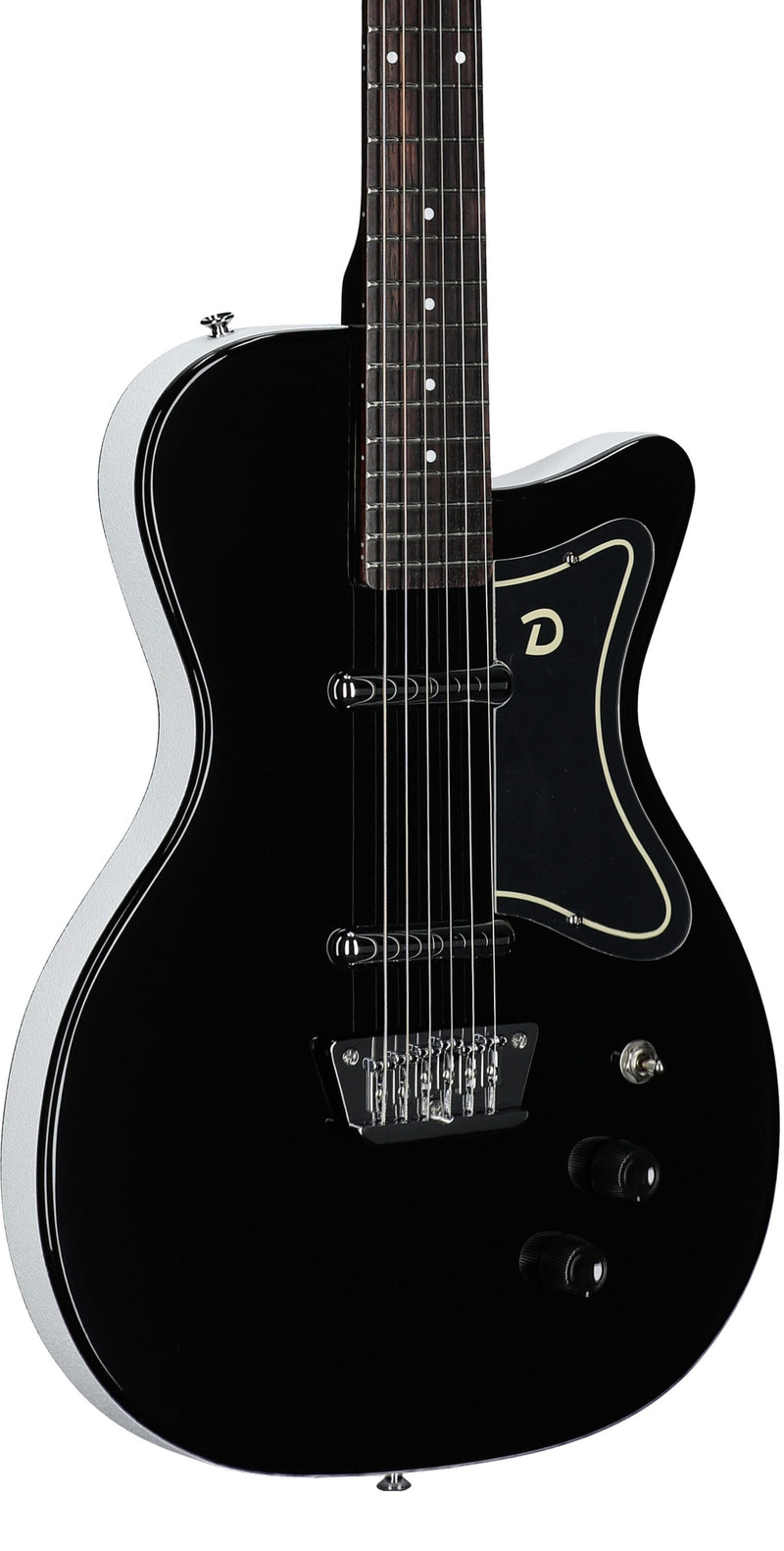 Danelectro D56BAR Baritone Electric Guitar Black - Musical Instrument Warehouse