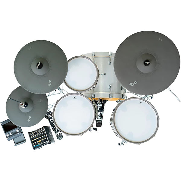 EFNOTE PRO Acoustic Design 700 Electronic Drum Set: Premium 360 Triggering & 3-Zone Cymbals, Stage Box with 12 Direct XLR Outs - Musical Instrument Warehouse
