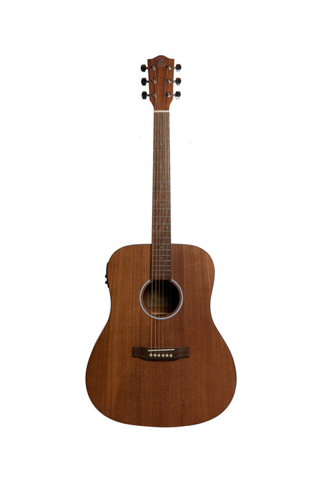 Bamboo Dreadnought 41" Mahogany Harmony Acoustic Guitar With EQ