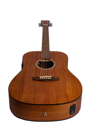 Bamboo Dreadnought 41" Mahogany Harmony Acoustic Guitar With EQ - Musical Instrument Warehouse