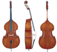 GEWA Basic Line Fully Laminated Gamba Shaped Arched Double Bass - Musical Instrument Warehouse