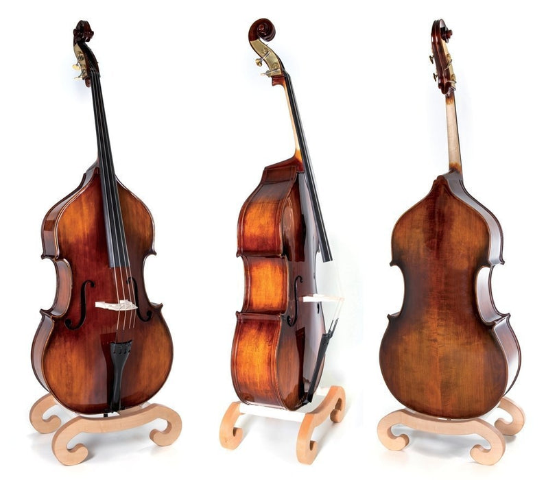 GEWA Basic Line, Fully Solid Violin Shaped Arched, Setup Bass - Musical Instrument Warehouse